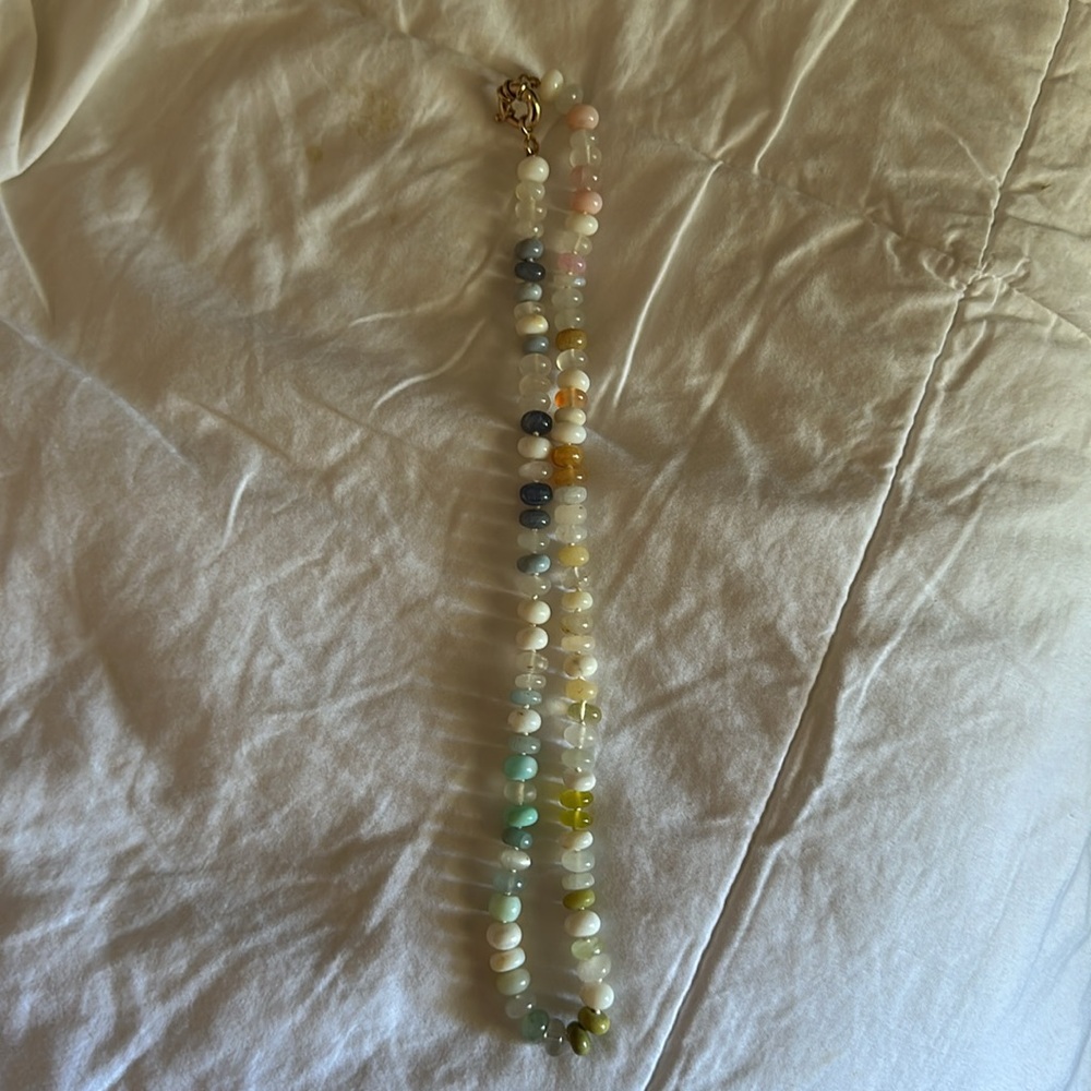 Encirkled beaded gem necklace - Picture 3 of 6